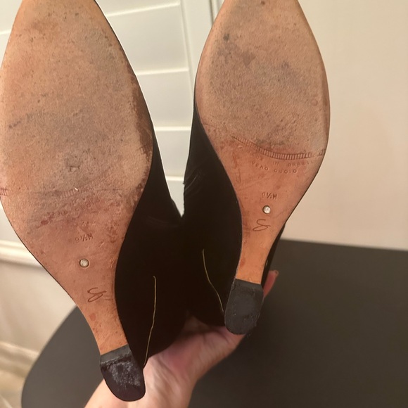 Corsica Como Women’s Black Suede wedge boot. Size 9 1/2 M - Picture 10 of 10